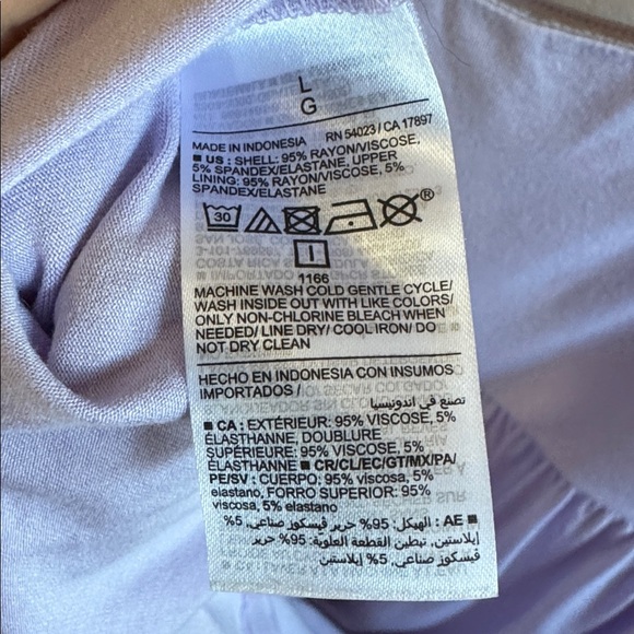 Old Navy Women’s Lavender Purple Midi Sleeveless Casual Summer Dress Size Large - Picture 5 of 5